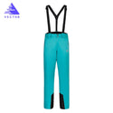Thick Warm Ski Suit Women Waterproof Windproof Skiing and Snowboarding green pants 