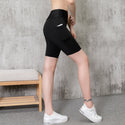 Waist High Stretchy Tight sports Shorts for women