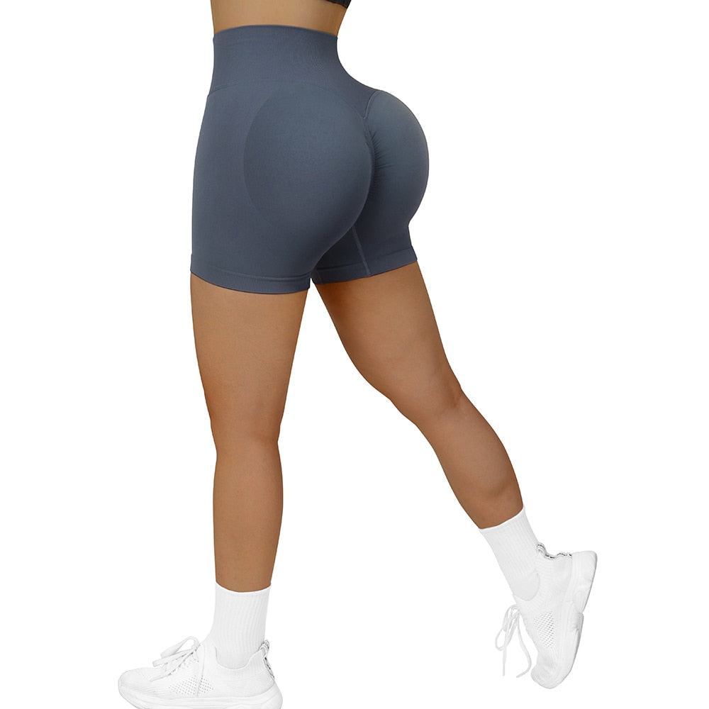 Buy sl951bl OMKAGI Waisted Seamless Sport Shorts for women