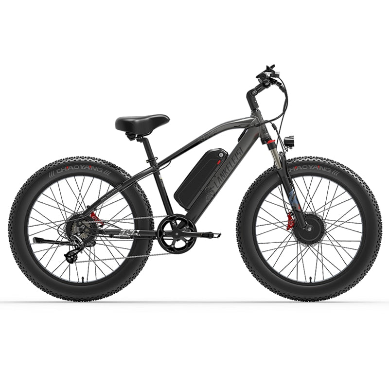 Dual 2000W Motor Electric Bicycle - 48V 17.5AH with 26 Inch Fat Tire Bike