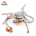 Widesea Camping Gas Stove Outdoor Tourist Burner Strong Fire Heater Tourism Cooker Survival Furnace Supplies Equipment Picnic