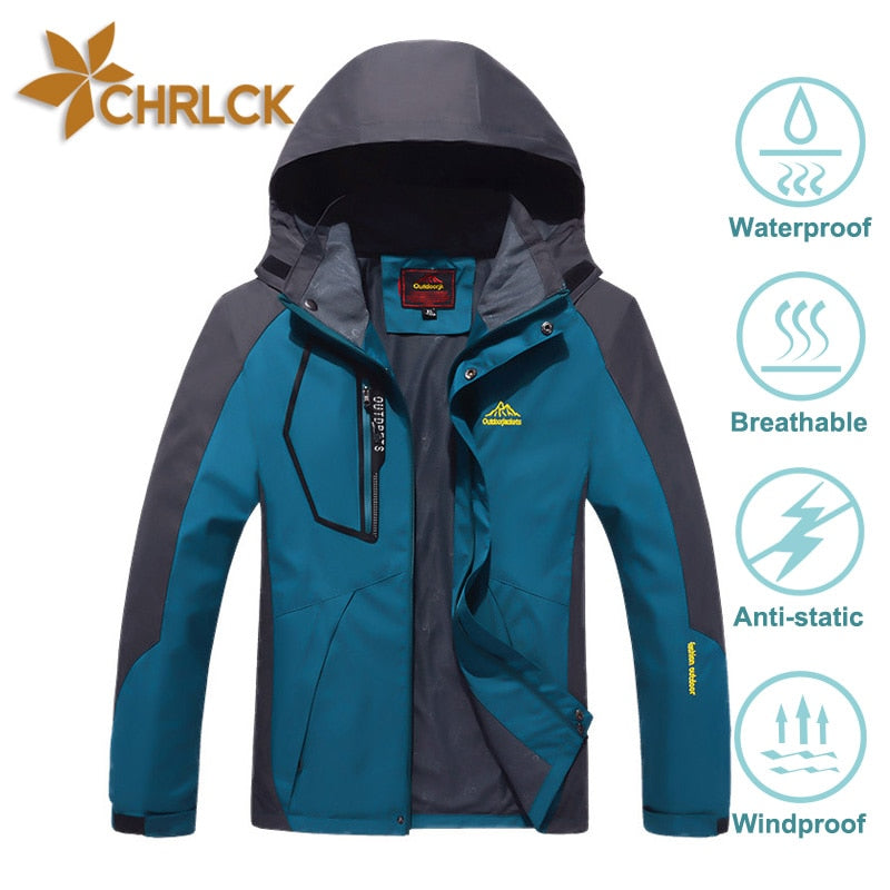 Waterproof Hiking Jacket Windbreaker Camping and Trekking jacket for Men
