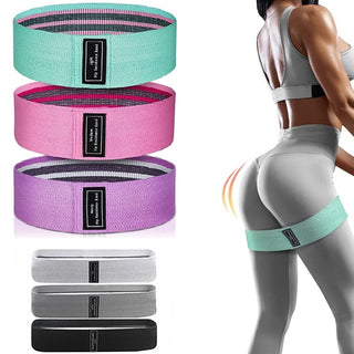 Fitness Resistance Band Suitable for Training Hips Leg Bum Elastic Cloth Rubber Bands