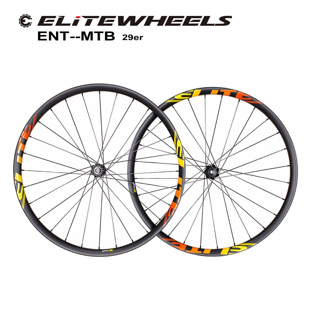 ELITEWHEELS 29er MTB Carbon Wheels Ultralight 28mm Width 24 Depth 