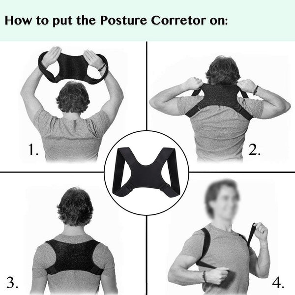 Adjustable Back Brace Posture Corrector 