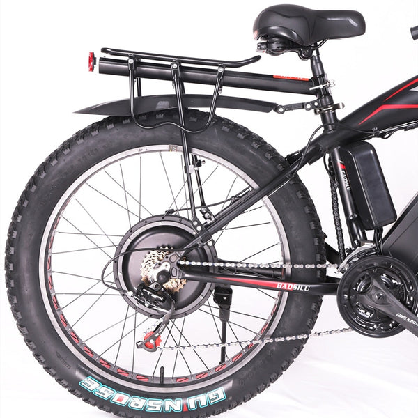 2000W 48V electric bicycle 26 inch 4.0 thick tire electric snowmobile 17ah battery portable electric mountain bike