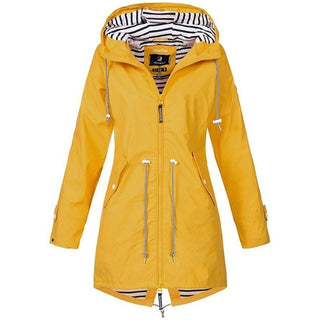 Compra yellow Windproof Waterproof Jacket with transition Hooded for Women