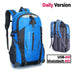 Quality Nylon Waterproof Travel Backpacks Men Climbing Gym Bags 
