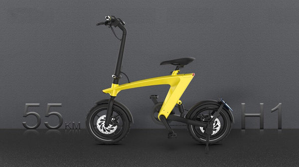 EU Stock US Stock 2021 Newest Version HX H1 Mini E-Bike 36V 250W Riding/ Electric Bike with Rear Spring shock Absorber