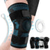 Knee Brace Support Compression Sleeve with Side Stabilizers and Patella Gel