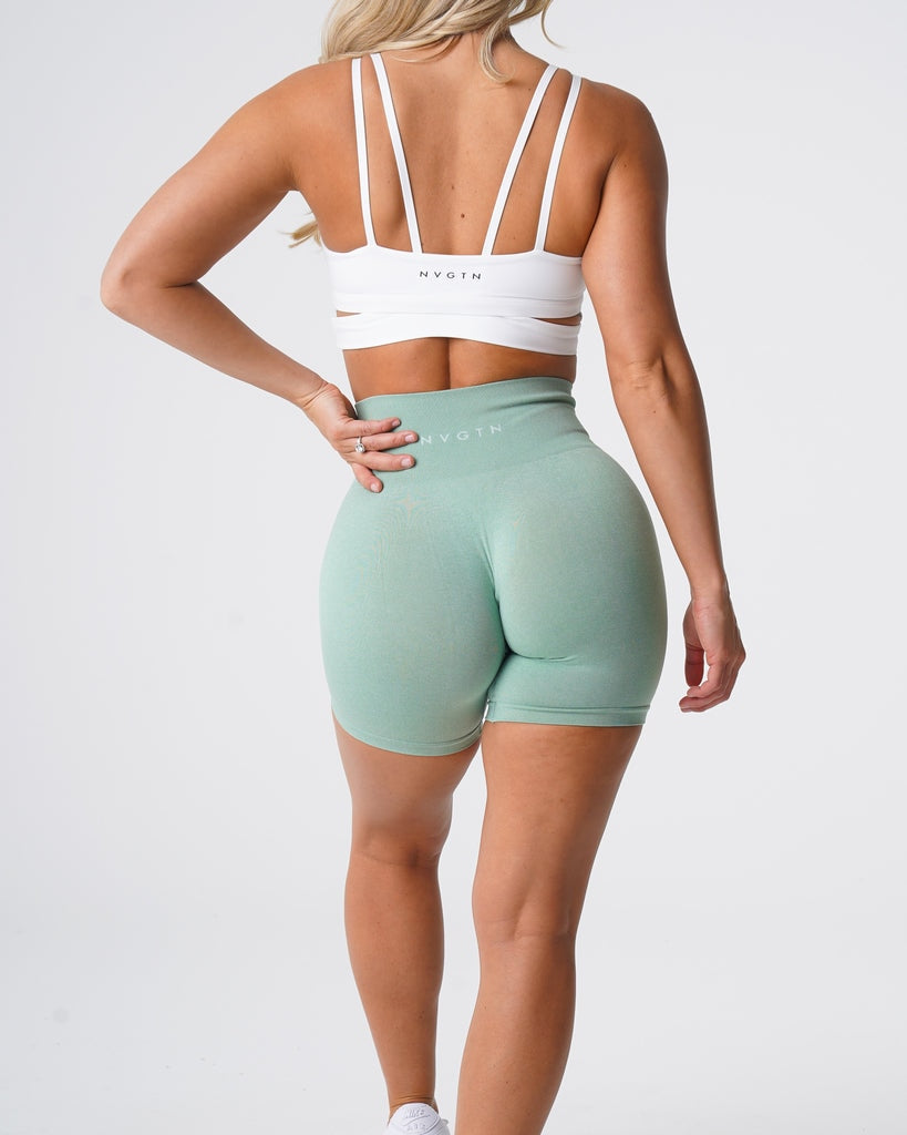 Acheter sage-green Seamless Breathable Hip-lifting Pro Shorts for Woman