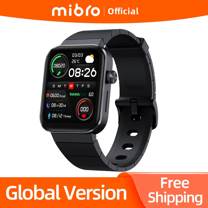 World Premiere Mibro T1 Smartwatch Global Version Bluetooth Calling