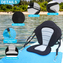  Universal Sit On Top Foam Padded High Back Backrest for Paddle Board