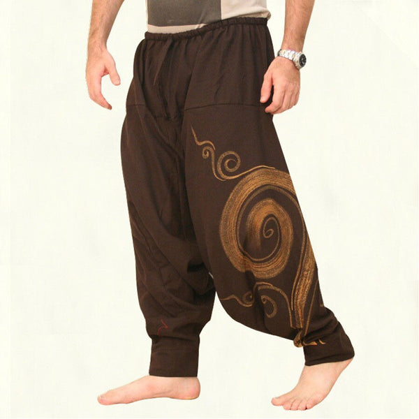 Harem low crouch Baggy Yoga Pants Trousers for Men 