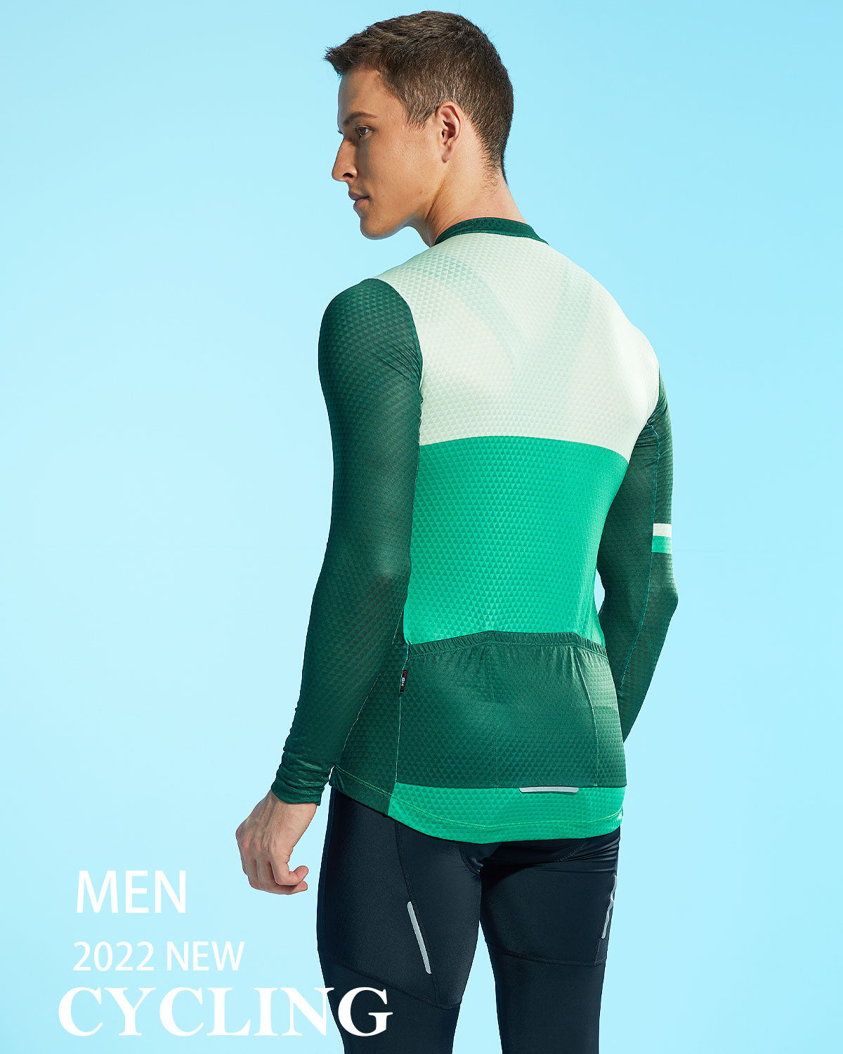CHEJI Long Sleeve Quick-drying Cycling Jersey Pro team for Men