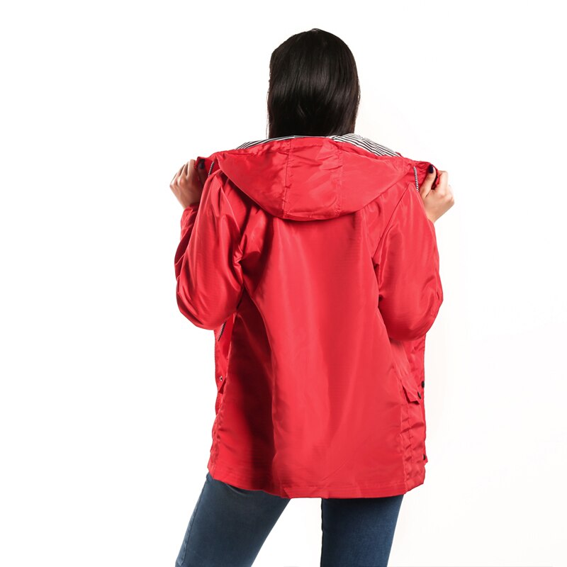 Women Jacket Coat Windproof Waterproof Transition Hooded Jackets Outdoor Hiking Clothes Outerwear Women's Lightweight Raincoat