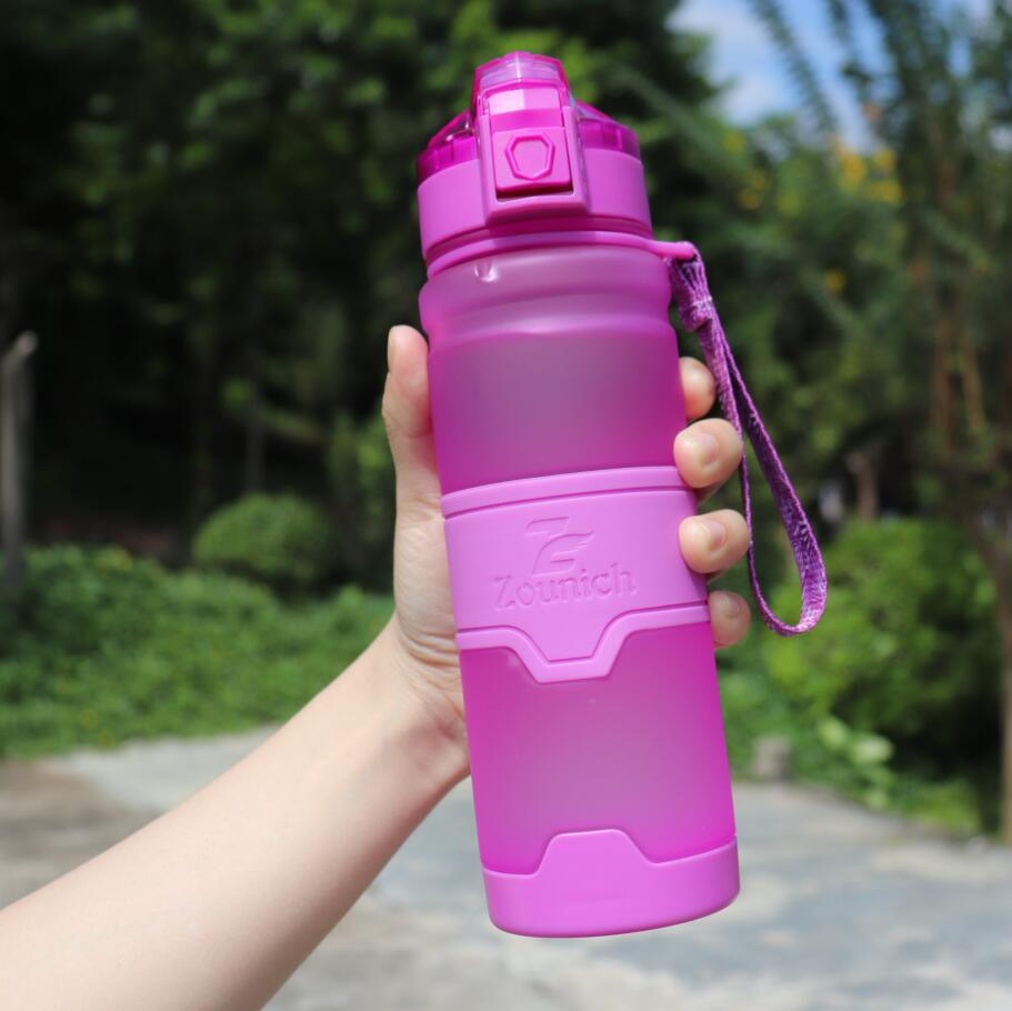 Compra purple ZOUNICH Protein Shaker Portable Water Bottle Leakproof