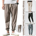 Breathable Cotton & Linen Yoga Sports Trousers 