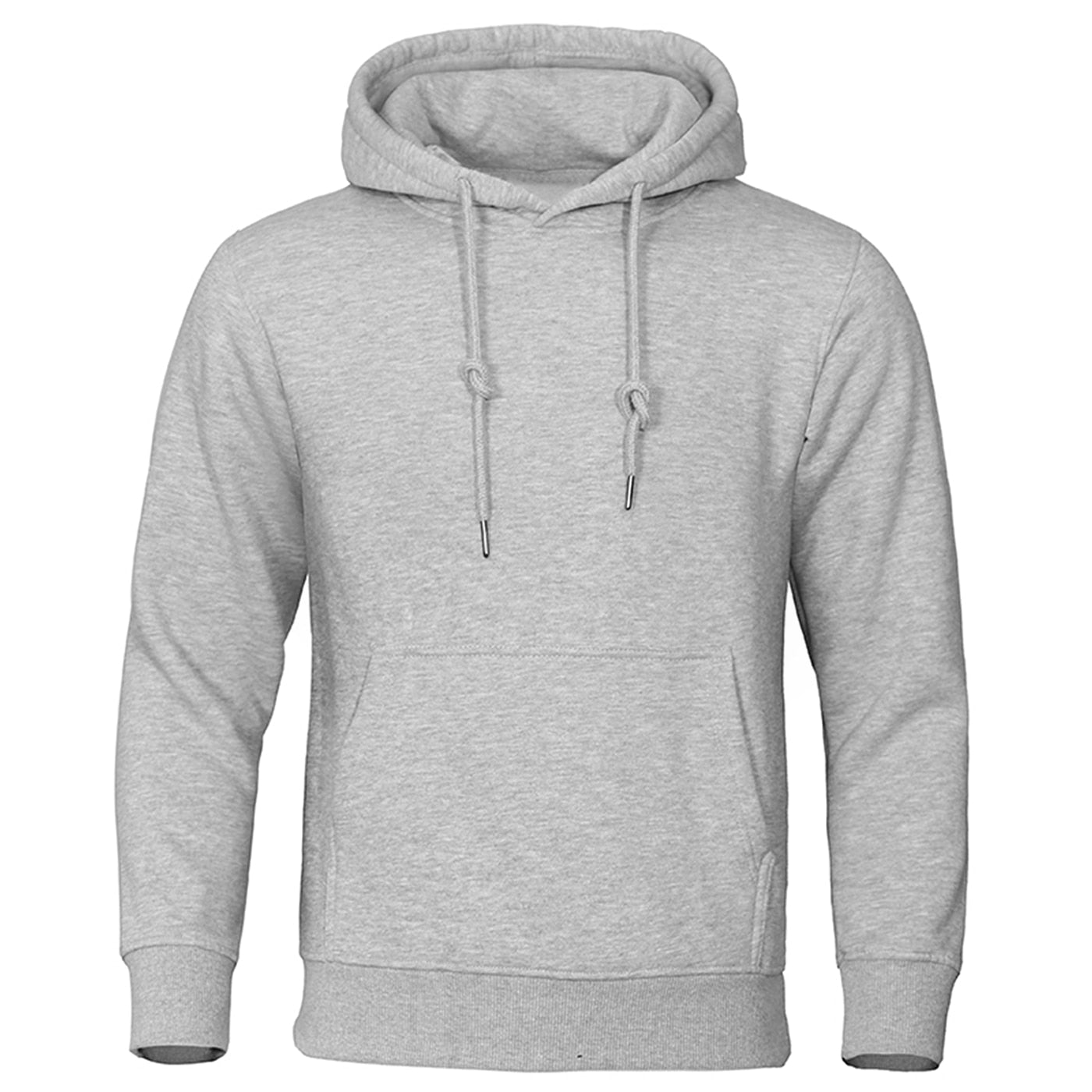 Compra gray High Quality Fleece Hoodie for Men in Various colours