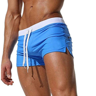  Swimming drawstring shorts for men