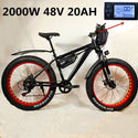 1000W 2000W 48v 20ah Electric bicycle 26inch fat tire 