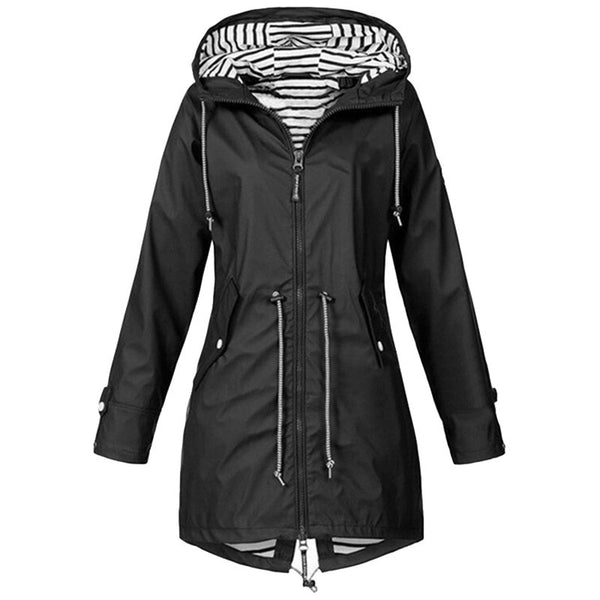 Windproof Waterproof Jacket with transition Hooded for Women 