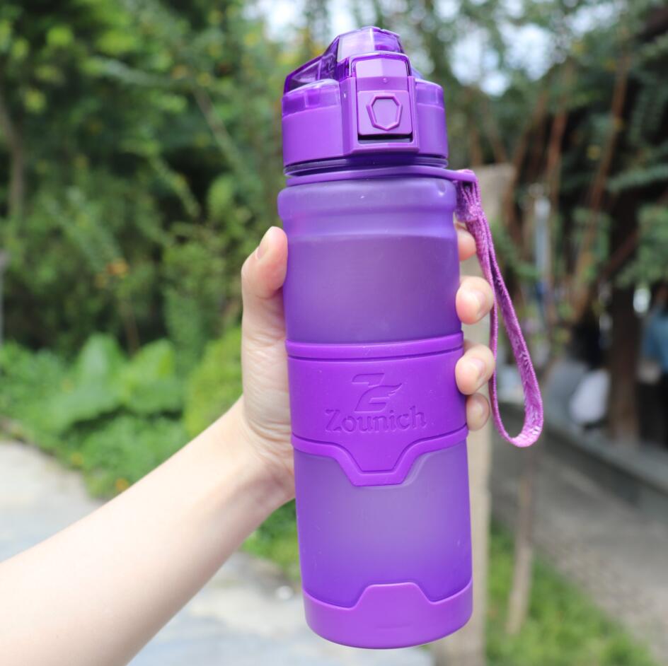 Acheter dark-purple ZOUNICH Protein Shaker Portable Water Bottle Leakproof