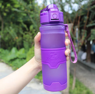 Buy dark-purple ZOUNICH Protein Shaker Portable Water Bottle Leakproof