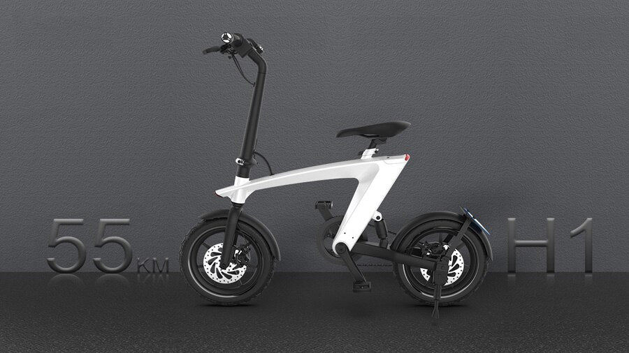 2021 Newest Version HX H1 Mini E-Bike 36V 250W Riding/ Electric Bike with Rear Spring shock Absorber - 0