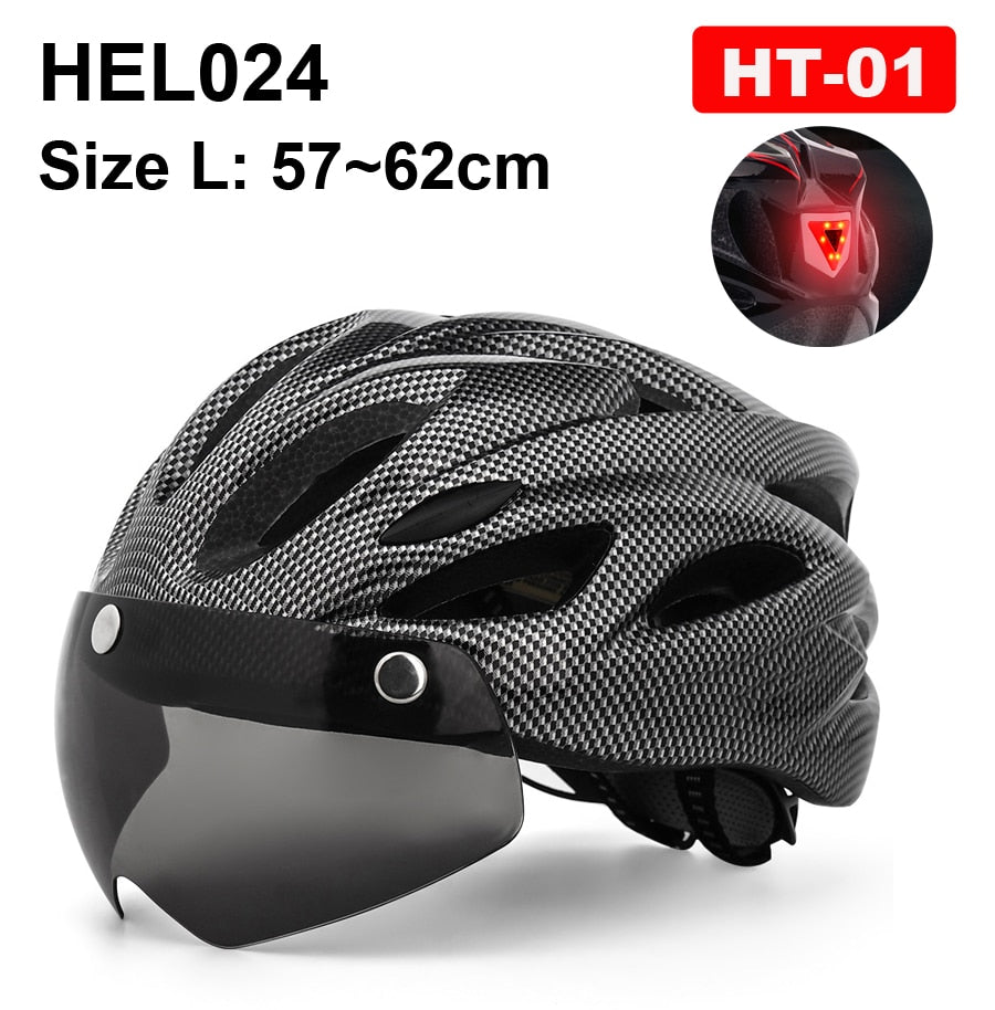 NEWBOLER Cycling Helmet with rear LED Light-18