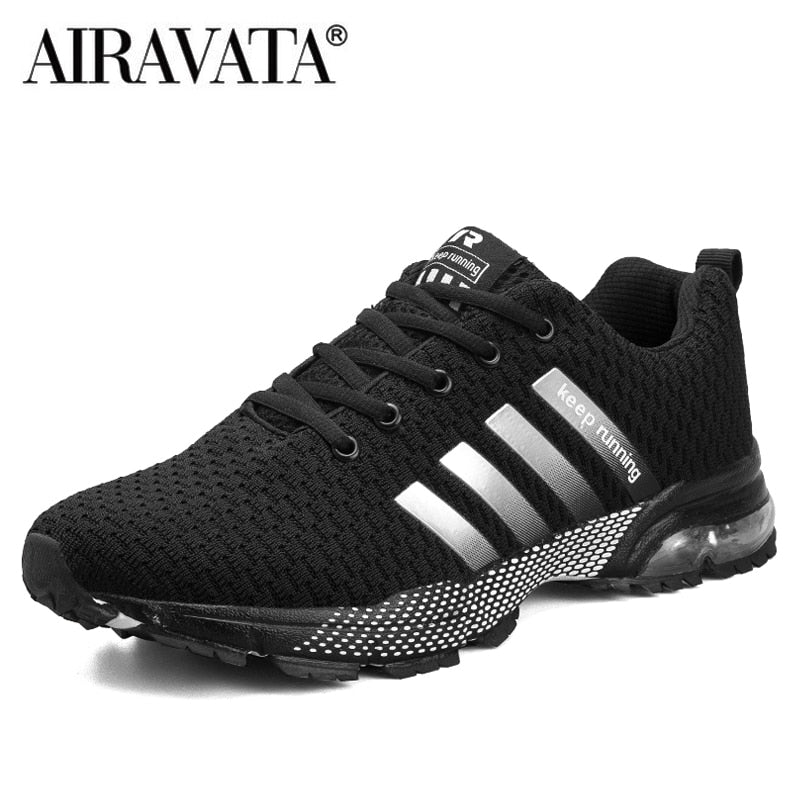 Breathable Air Cushion Canvas Running Shoes for Men-6