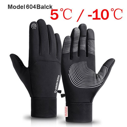 NEWBOLER 100% Waterproof Winter Cycling Gloves Windproof Outdoor Sport Ski Gloves For Bike Bicycle Scooter Motorcycle Warm Glove - 0