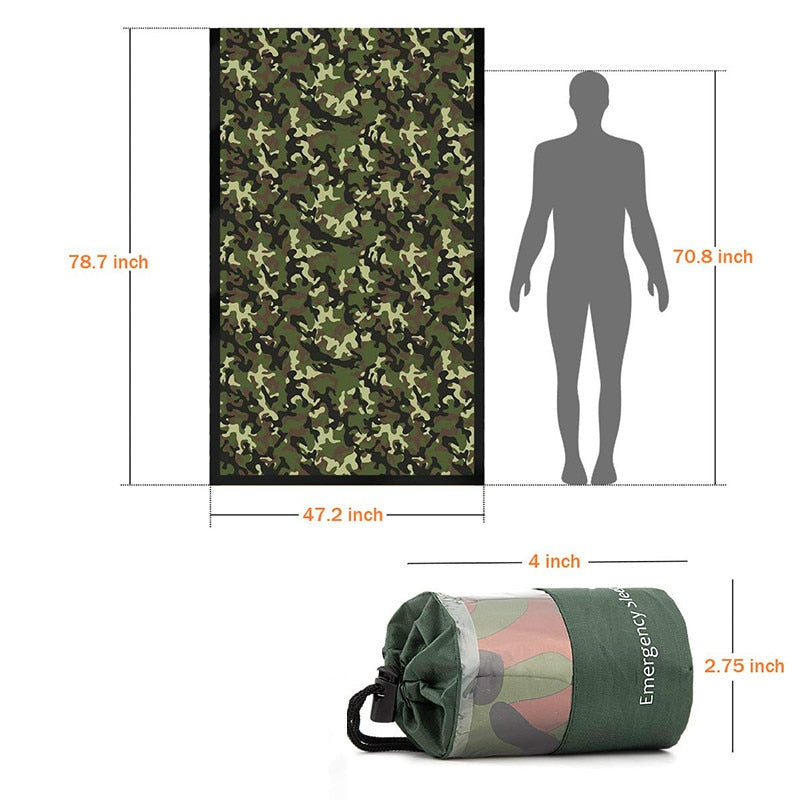 Waterproof Lightweight Thermal Emergency Sleeping Bag / Survival Blanket