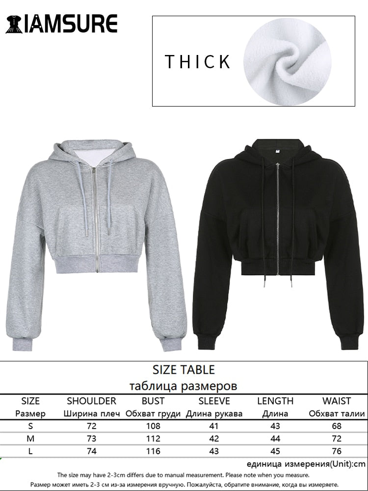 Short waist Hoodie for Women with Long Sleeve hoodies for women