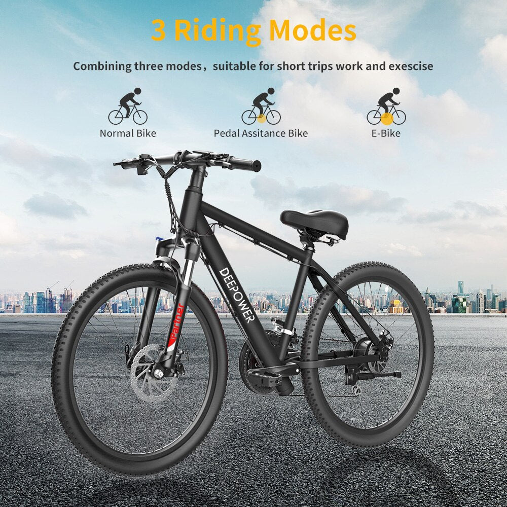 IDOTATA 250W 26Inch 7.8AH  36V Aluminum Alloy Electric Bicycle Light Shock Absorption