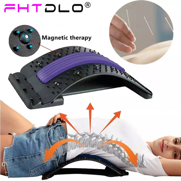 Magnetic lower Back Massager and Stretcher