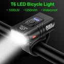 1000LM Bike Headlight T6USB Rechargeable Aluminum Alloy