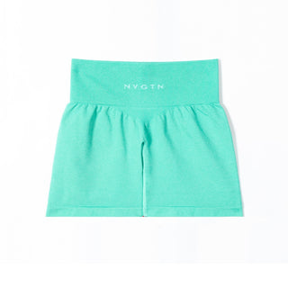 Buy turquoise Seamless Breathable Hip-lifting Pro Shorts for Woman