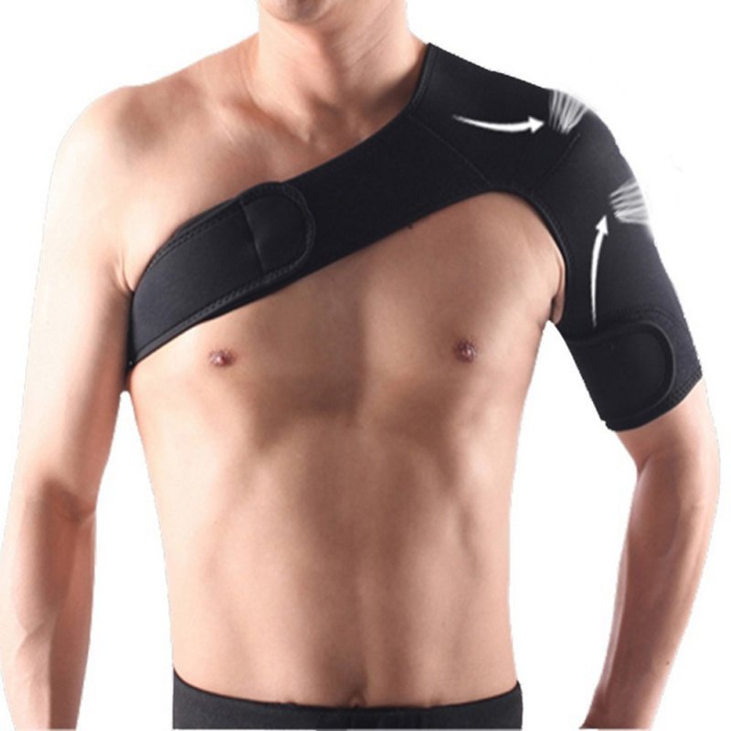 Adjustable Elastic Sleeve Shoulder Support Brace for Safety and Sports Injury Guard 
