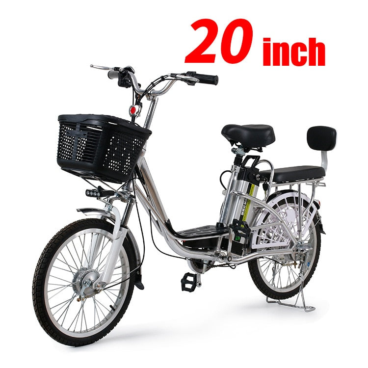 20 inch electric bicycle aluminum alloy mountain bike 48V250W electric motorcycle female electric bicycle Free transit - 0