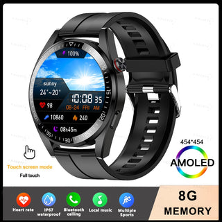 Smart Watch 8G Memory Local Music Player 454454 AMOLED Screen