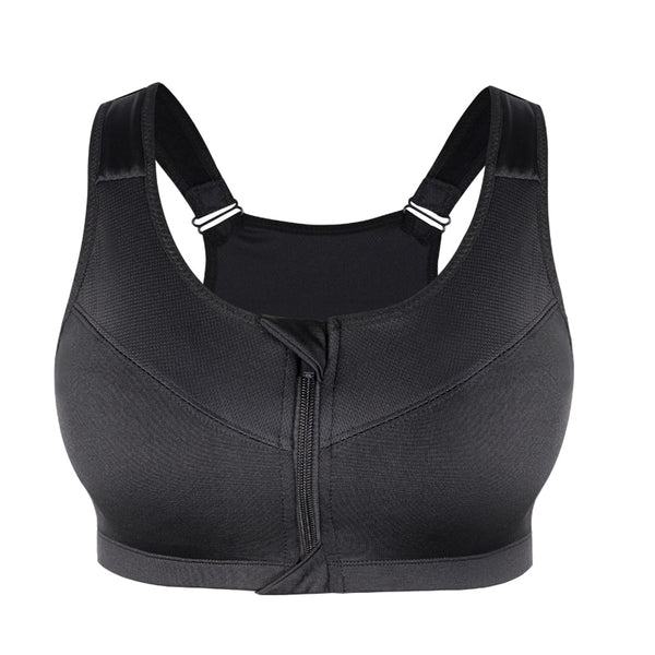 Plus Size Zipper Sports Bra, Shockproof Push Up Gym & Fitness AthleticSPECIFICATIONS
This plus-size sports bra offers optimal compression, comfort and support. Crafted with shockproof material, it is designed to provide a secure fit wh0formyworkout.com
