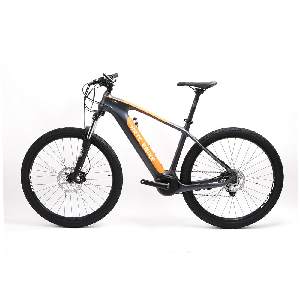 27.5inch XC carbon fiber ebike 250w mid motor lithium battery assisted carbon fiber bike GS10 speed off-road touring ebike - 0