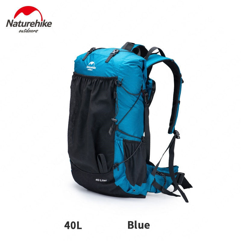 Naturehike 60L+5L Camping Backpack 1.16kg High Capacity 15kg Load Camping Backpack Tear-Risistant Hiking Backpack Waterproof - 0