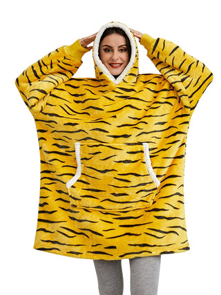 Compra tiger Oversized Tie Dye Fleece Giant Hoodies for Women