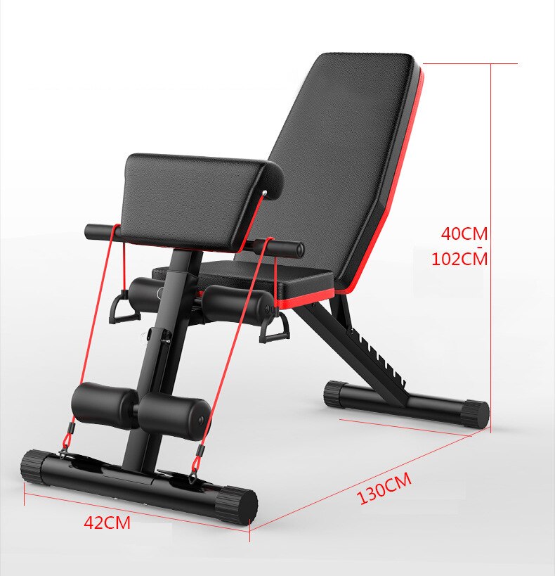  Multi-Function Auxiliary Device Sit-up & weight training Bench 