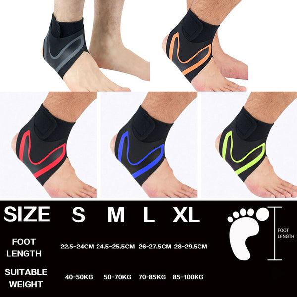 1Pc Compression Support and Stabilizer Ankle Brace Support