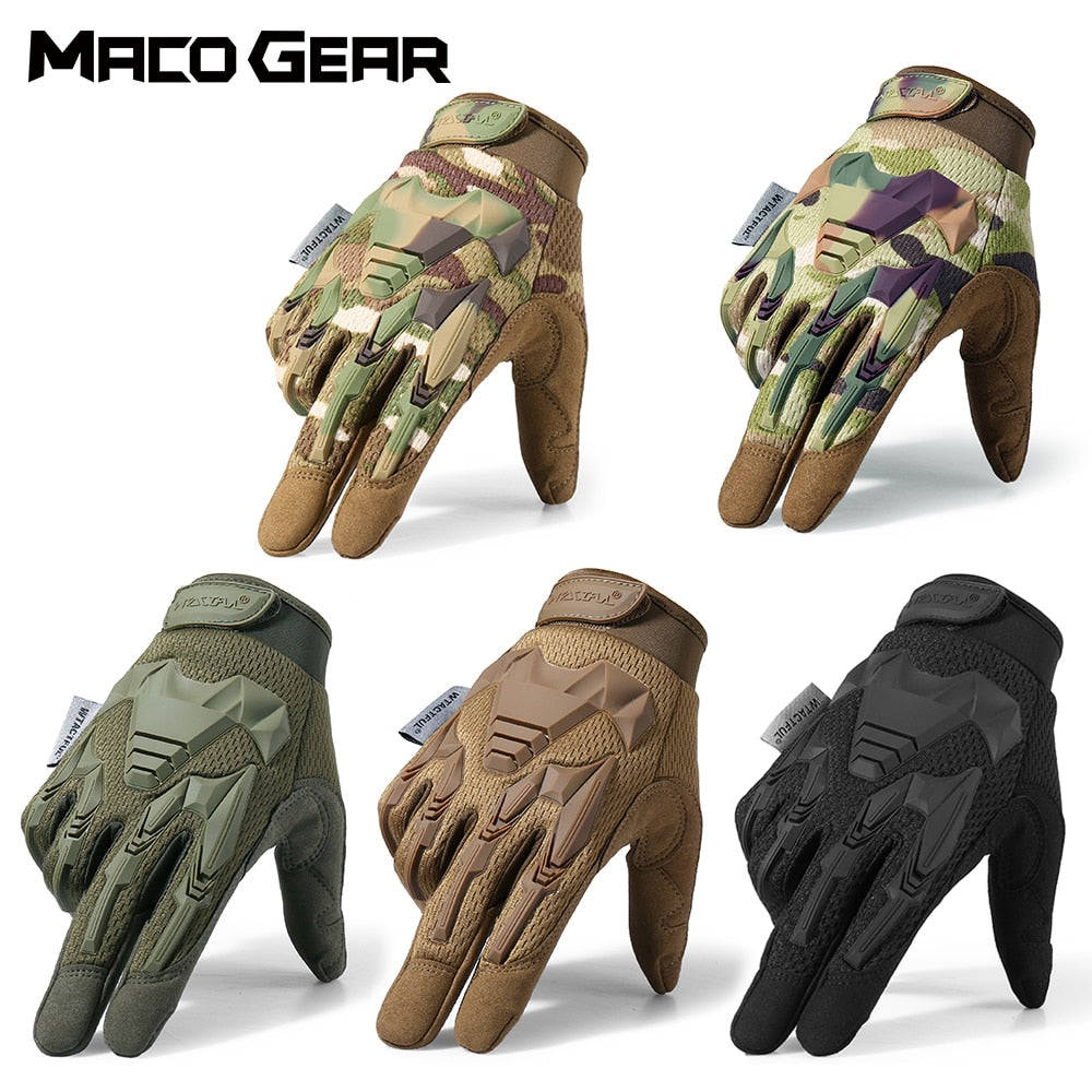 Military style gloves for Airsoft, Bicycle, Outdoor, Paintball