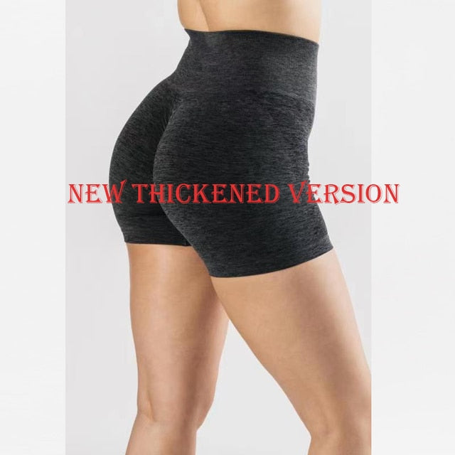 Acheter gray High Waist Seamless Sport Shorts Scrunch Bum Shorts for Women