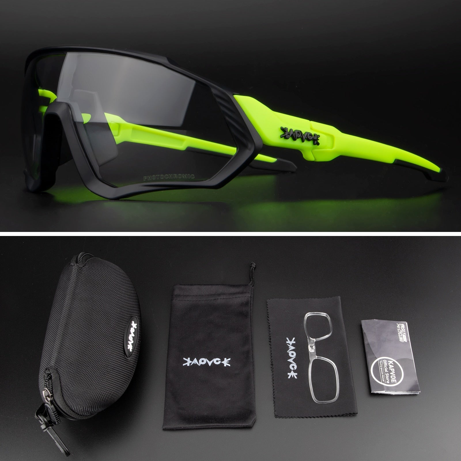 Photochromic cycling glasses sport sunglasses. Cycling Accessories  